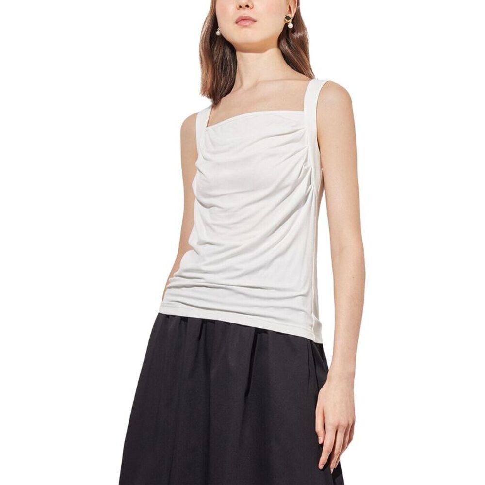 Ming Wang Womens  Front Drape Cami